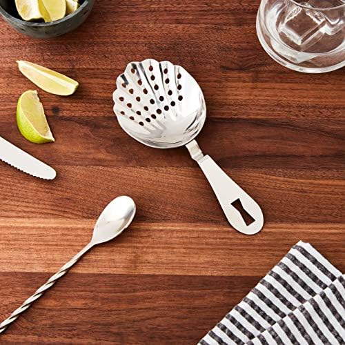 Barfly Scalloped Julep Strainer, Stainless Steel