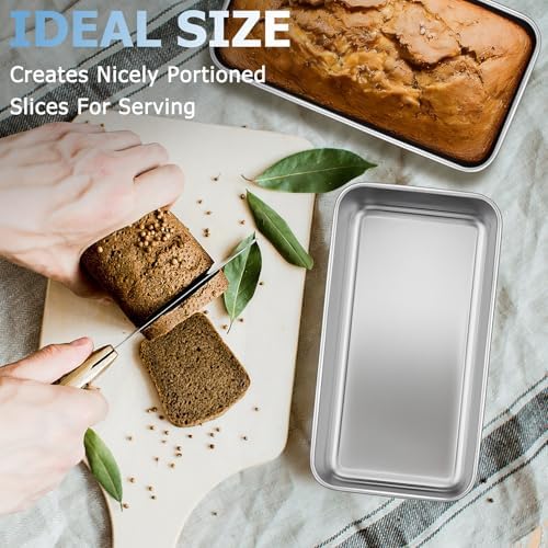 TeamFar Loaf Pan, 9¼" x 5" Bread Loaf Pans