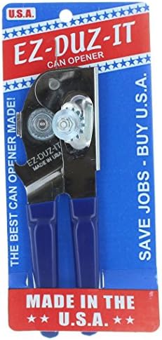 EZ-DUZ-IT Can Opener, (Blue)
