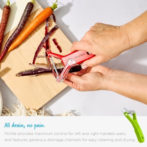 Dreamfarm Sharple Y Self-Sharpening Vegetable Peeler - Red