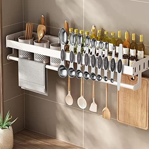 Aovchei 9 PCS Black Magnetic Measuring Spoons Set