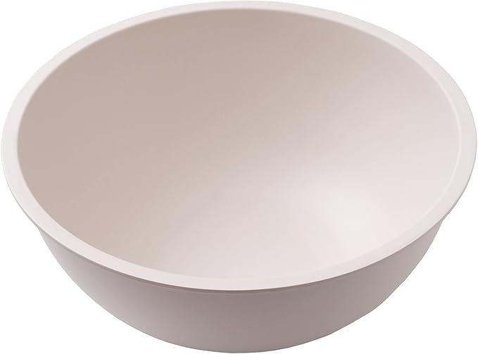 Chef Craft Eco Bamboo Fiber Mixing Bowl, 4.5 Quart Capacity, Natural