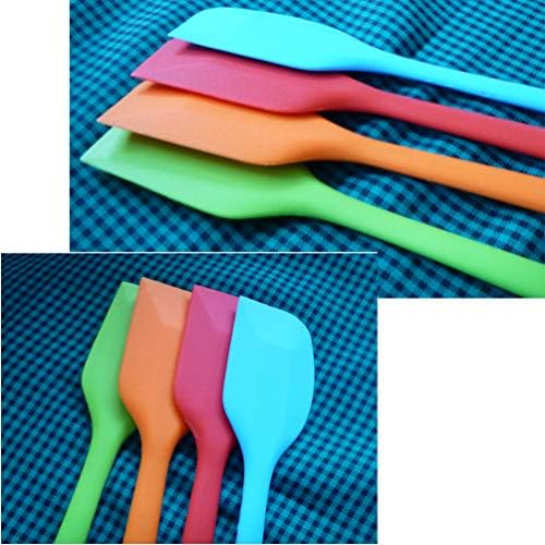 4Pcs Silicone Spatulas, Rubber Spatula Scrapers Baking Mixing Tool,Small