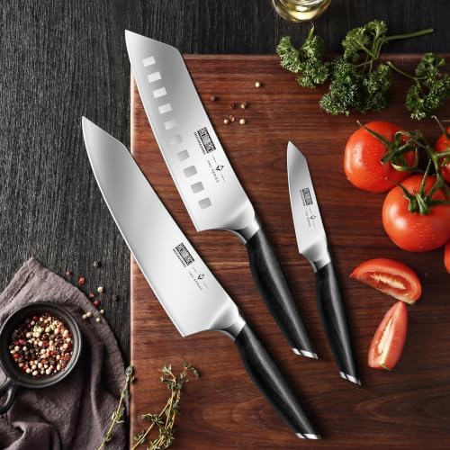 HOSHANHO 3-Piece Knife Set, Ultra Sharp Japanese Kitchen Chef Knife Set