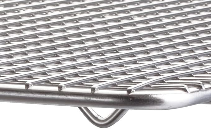 Winco Wire Sheet Pan Grate/Cooling Rack, Chrome Plated, 2/3 Size / 14" x 20"