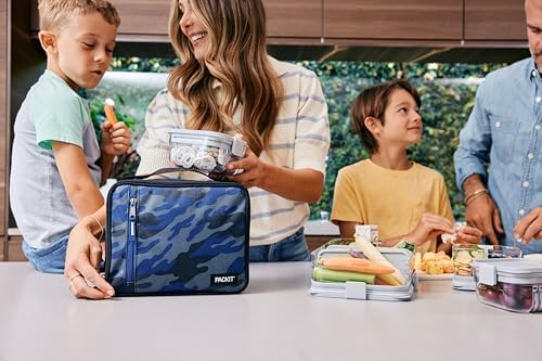 PackIt Freezable Classic Lunch Box, Sporty Camo Navy