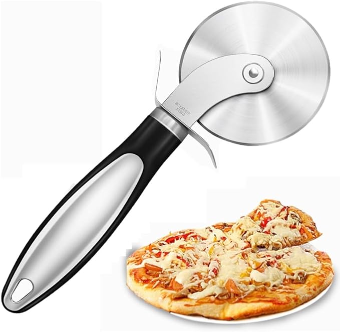 Portable Classic Pizza Wheel Cutter,Non-Toxic,Dishwasher Safe for Single Servings/Family Meals,Kitchen Appliances