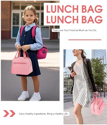 Lunch Bag, Small Insulated Lunch Box for Women