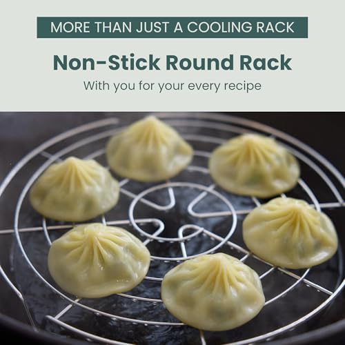 Ultra Cuisine 3 Set Round Cooling Racks for Baking (7.5, 9 & 10.5 Inch)