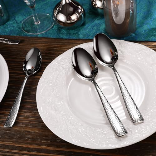 KEAWELL Premium Louis Hammered Utensil Set (Hostess Serving Utensil Set)