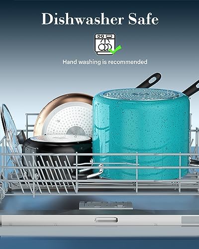 Cook N Home 8 Quart Non Stick Stock Pot with Lid, Large Pots for Cooking