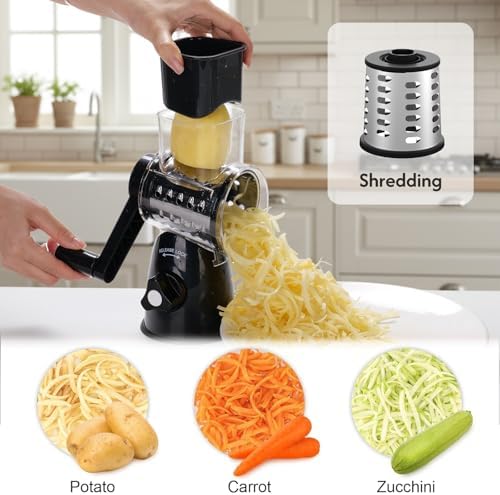JIUMEXES Rotary Cheese Grater