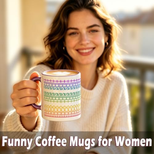 Fuck This Shit Hidden Message Coffee Mug 11OZ Ceramic Purple Cup