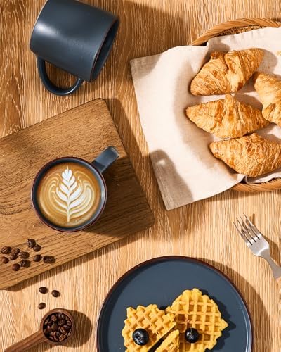 famiware Mercury Coffee Mugs 13 oz, Coffee Mugs Set of 8 with Handle