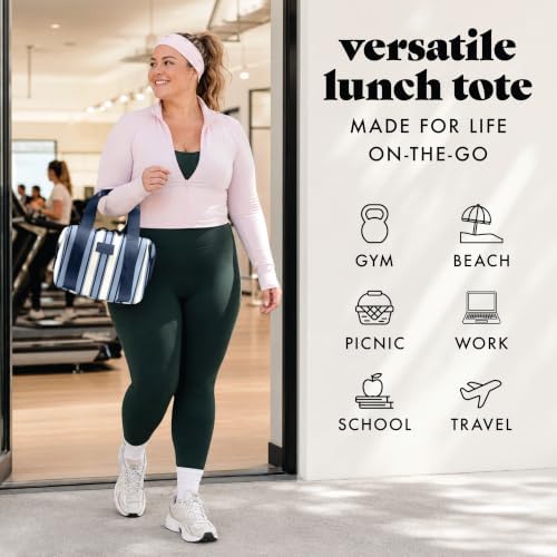 Fit & Fresh Remi Neoprene Lunch Bag for Women w/Ice Pack & Containers