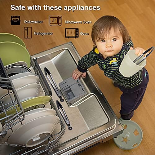7/9/12 Inch Kitchen Tongs Set of 3, Cooking Tongs with Silicone Tips