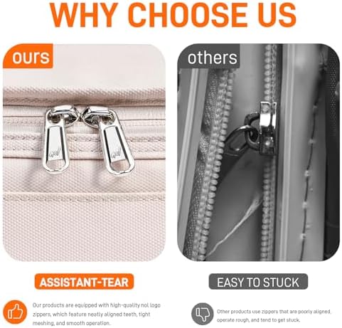NOL Small Lunch Bag Mini Lunch Box Insulated Lunch Bag for Men/Women Leakproof Cooler Tote Bag Lightweight Nylon Waterproof Lunch Box For Work, Cream