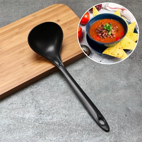 40 Pack 1.5 Oz Plastic Ladle Spoons, 9 x 2.8 Inch