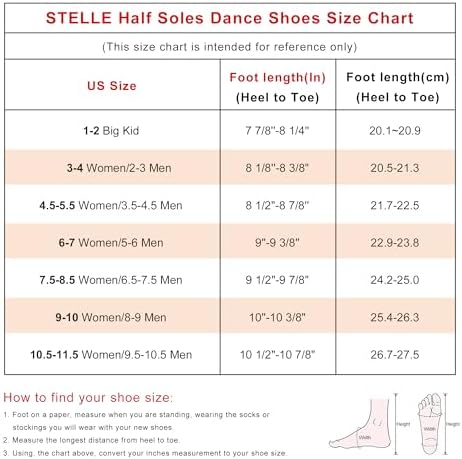 Stelle Half Soles Dance Shoes Women Canvas Lyrical Ballet Pirouette Turners