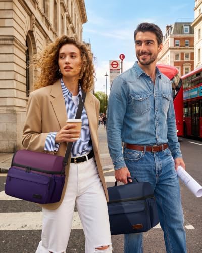 LOVEVOOK Lunch Bag for Men Women, Insulated Lunch Box, Large Cooler Lunbox