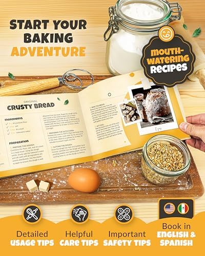 CRUSTLOVE 2 QT Oval Cast Iron Dutch Oven for Bread Baking with Lid & Kit