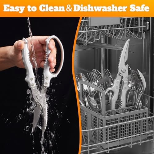 Poultry Shears, Kitchen Shears Heavy Duty for Chicken, Bones
