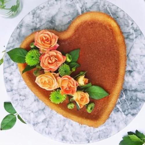 Heart Shaped Cake Pans, 8 x 2 Inch, Set of 2