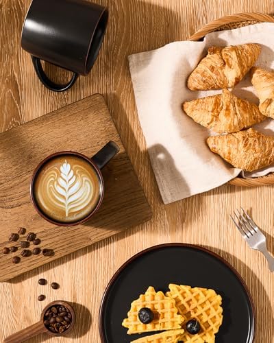 famiware Mercury Coffee Mugs 13 oz, Coffee Mugs Set of 8 with Handle