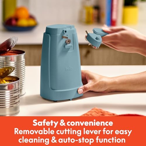 bella Electric Can Opener, Automatic One-Touch, Surf