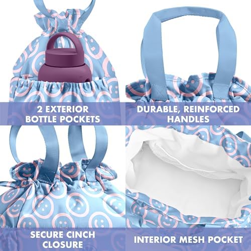 Fit & Fresh Cromwell Cinch Insulated Lunch Bag for Women w/Containers