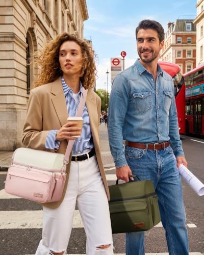 LOVEVOOK Lunch Bag for Men Women, Insulated Lunch Box, Large Cooler Lunbox