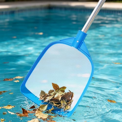 TidyMister Ultra-Fine Mesh Pool Skimmer Net with 6 ft Pole