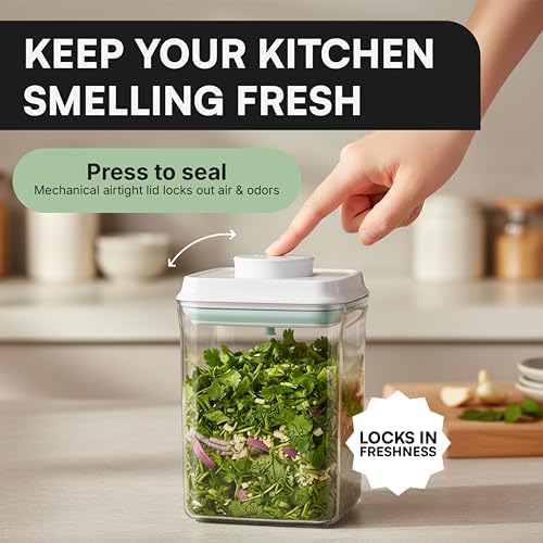 Bop Top Airtight Food Storage Containers | Pop-Top Lid | 6 Cups / 50 Oz