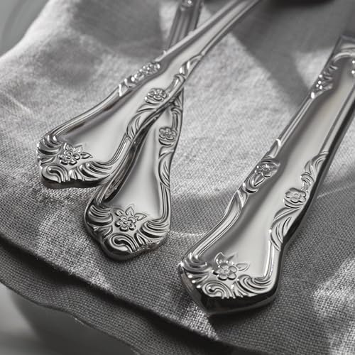 Oneida Azalea 20-Piece 18/0 Silverware Set for 4, Flatware
