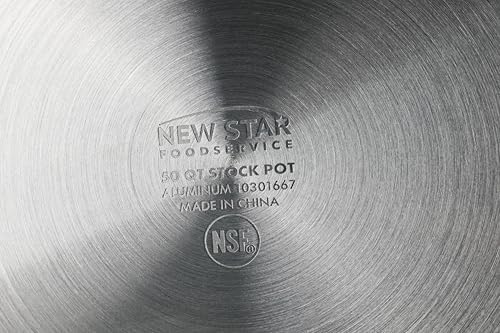 New Star Foodservice 50 Qt Aluminum Stock Pot, No Cover
