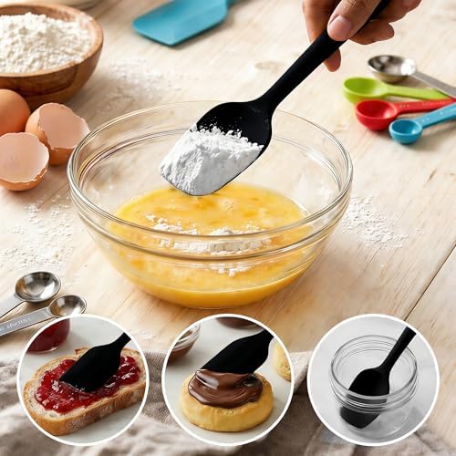 5 Pieces Silicone Spatula Set