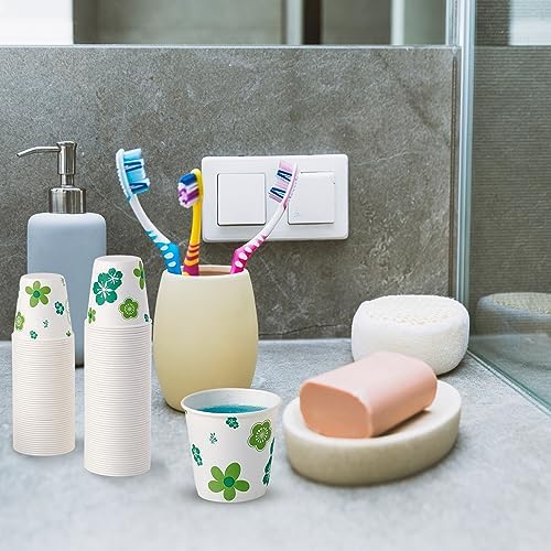 JOLLY PARTY 300 Pack Paper Cups 3oz Disposable Bathroom Cups Mouthwash Cups