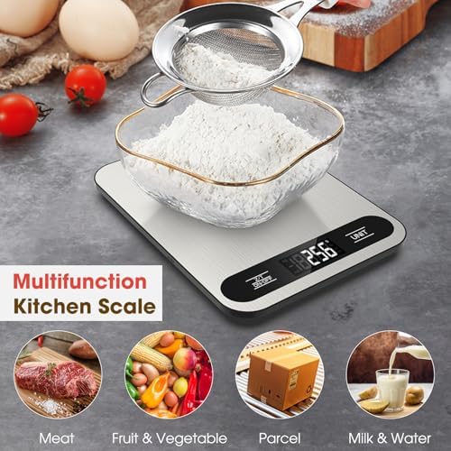Mik-Nana Food Scale, 22lb Digital Kitchen Scale with 6 Units Tare Function
