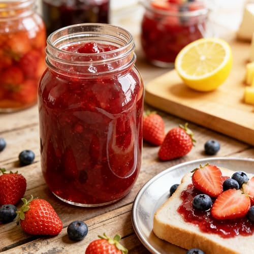 Showvigor 32oz Regular Mouth Mason Jars 2-Pack with Airtight Lids, Glass Canning Jars for Meal Prep, Overnight Oats, Jam & Food Storage, BPA-Free Clear Glass Jars for Canning, Fermenting & DIY Crafts