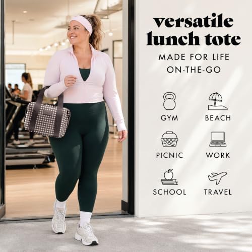 Fit & Fresh Remi Neoprene Lunch Bag for Women w/Ice Pack & Containers