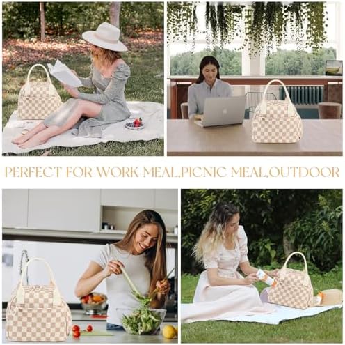 CAMTOP Lunch Box for Women Men Insulated Lunch Bag Lunch Tote Bag Leakproof Thermal Cooler Large Capacity for Travel Work School Picnic