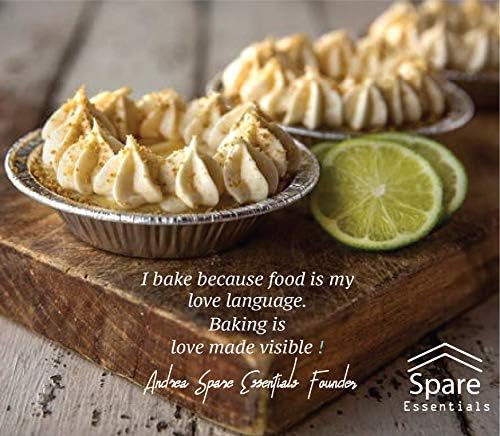 (120 Pack) 5" Aluminum Pie Pans 5 Inch, Mini Pie Tins Disposable, 5 Inch Aluminum Foil Pie - Individual Pie Pans perfect for Baking, Storing & Reheating Pot Pies Small Pie Tins