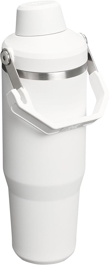 Stanley IceFlow 2.0 Fast Flow Tumbler with Handle 30 oz | Twist On Angled Spout Lid | Leakproof Water Bottle | Insulated Stainless Steel | BPA-Free | Frost