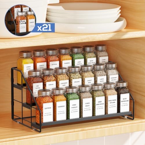 3-Tier Spice Rack for Low-Height Cabinet, Spice Organizer, 1PC