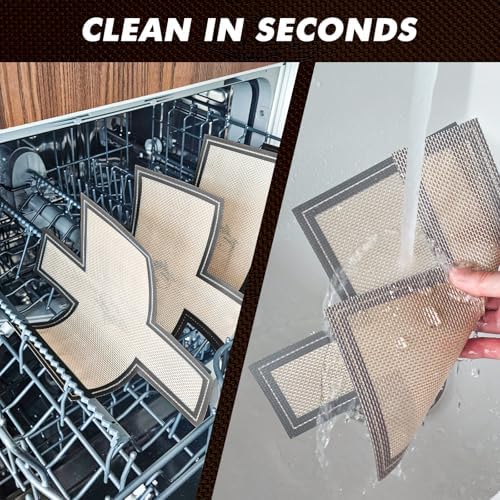 Webake Non-Stick Silicone Loaf Pan Liner for 6x3 Small Banana Bread Pan, 4 Pack Reusable Bread Loaf Pan Liners, Dishwasher Safe