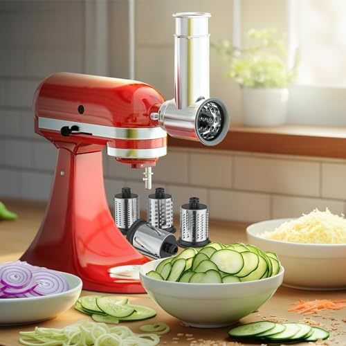 HOZODO Slicer Shredder Attachment for KitchenAid Stand Mixer