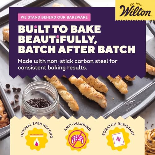 Wilton Platinum Non-Stick Baking Sheet, Made Without PFAS, 10 x 15 in.