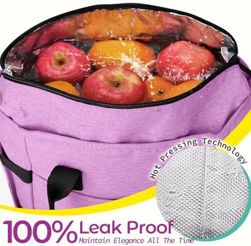 Classy Insulated Lunch Bags for Women, Large Lunch Box for Work & Picnic
