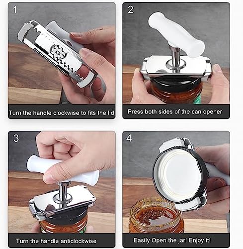 Jar Opener for Seniors with Arthritis & Weak Hands, Easy Twist Jar Openers
