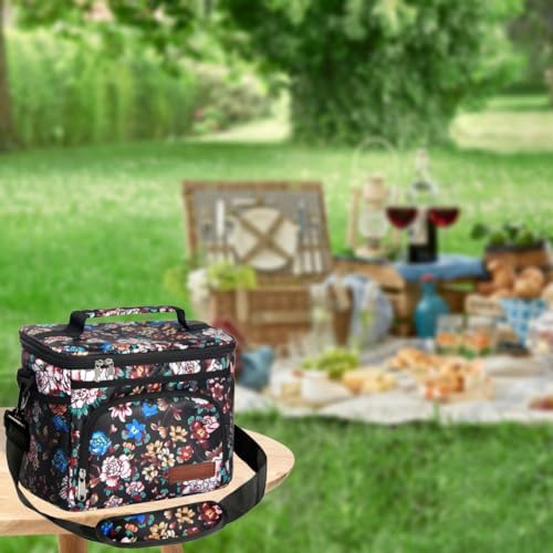 ExtraCharm Insulated Lunch Bag for Women/Men with Adjustable Shoulder Strap